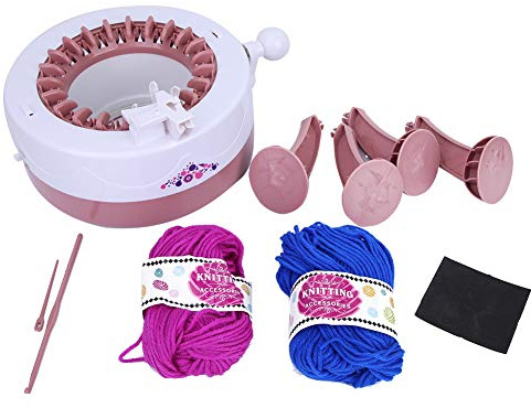 EVTSCAN 22 Nadeln Strickmaschine, Kunststoff Handstrickmaschine DIY Webstuhl Kit Nähen Stricken Webstuhl Werkzeug Zubehör