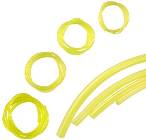 4 Stück 2 Meter Benzinschlauch 2mm id x 3.5mm, 2.5mm id x 5mm, 3mm id x 5mm, 3mm id x 6mm kraftstoffschlauch motorsäge, kettensäge freischneider benzinschlauch motorsense motorsäge rasenmäher