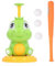 Baseball Tee Ball Set Baseball Launcher Spielzeug Teeball Batting Tee Outdoor Spielzeug für