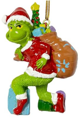 MEZHEN Grinch Weihnachten Deko Grinch Weihnachtsbaum Deko Weihnachtsanhänger Weihnachtsbaumschmuck Grinch Ornament Christmas Decorations Grinchs Weihnachtsdeko Anhänger