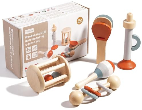 Baby Musikinstrumente, Musikinstrumente für Kinder, Kinder Holz Musikspielzeug, Kinder Percussion Set frühen Kindheit, für Kinder im Vorschulalter