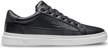 989Zé ENZO Mens Trainers Essential Runner Leather Menswear Sneaker MFW7_Shoes_Sienna Black 11