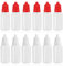 Lusofie 12 Stück 15 Ml Liquid Flaschen Leere Plastik Tropfflaschen Reise Quetschflasche Quetschbare Kunststoff Tragbare Augentropfen Flaschen Mit Kappe Und StöPsel Zum Mischen Von Flüssigkeiten