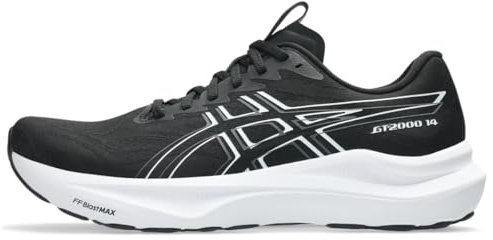 ASICS Herren GT-2000 14 Laufschuhe, Schwarz/Weiß, 13 Wide