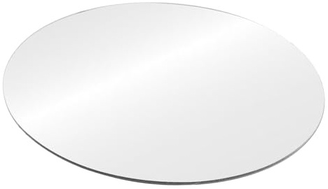 RORPOIR Magnetischer Acryl Wandspiegel für Spind und Lagerbereich mit Silberner Magnetischer Rückseite Rechteckig und Modern für Make Up und Büro