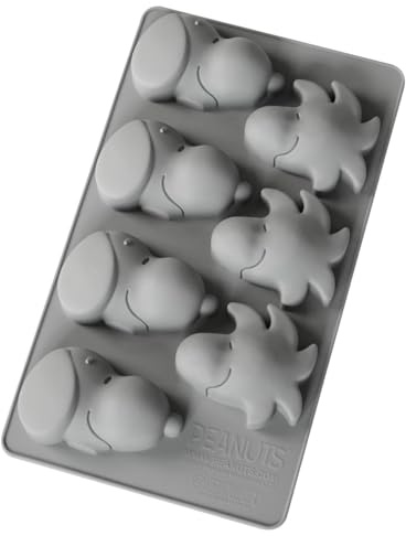 Geda Labels Muffinbackform Peanuts grau Silikon