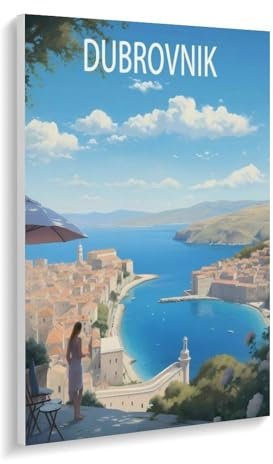 Puzzle 1000 Teile für Erwachsene,Dubrovnik Kroatien Küste,Klassische Puzzle Teenager Jungen Mädchen Puzzle DIY Moderne Wohnkultur Einzigartiges Geschenk Intellektuelles Spiel(38x26cm)-U39