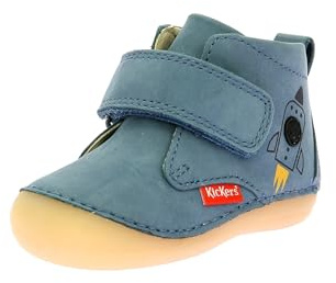 Kickers Unisex Kinder Sabio Flach Oxford, Fuseblau, 22 EU