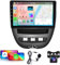 Podofo 10,1 Zoll Autoradio für Peugeot 107/Citroen C1/Toyota Aygo, kabelloses Carplay, Android Auto, 8 Core 4G+64G, DSP/Bluetooth/WiFi/Mirror Link/GPS+Rückfahrkamera