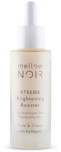mellow NOIR XTREME Brightening Booster 30ml | Serum gegen Pigmentflecke | Reduziert dunkle Flecken, Altersflecken & Pickelmale im Gesicht | vegane, zertifizierte Naturkosmetik