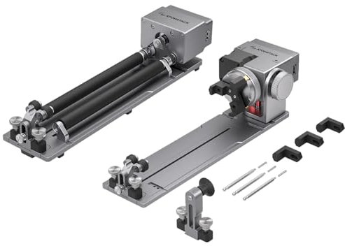 ATOMSTACK R8 Pro Laser Rotation with Chuck and Rollers, Claw Disc Roller for Irregular, Spherical and Cylindrical Objects, for P1 A5 A10 A20 A30 A40 Pro All atomstack Laser Engravers