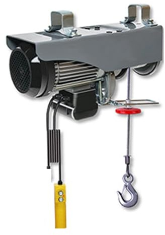 Micro palan électrique, grue domestique petit ascenseur palan 1 tonne/0.5T treuil grue de décoration pour tout-terrain(12M)