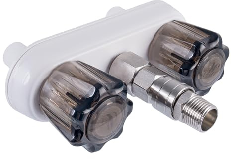 Robinetterie de douche | Raccord de douche extérieur pour véhicule de camping - Adaptateur rapide pour bateau, camping-car, extérieur, salle de bain, caravane, camionnette, etc