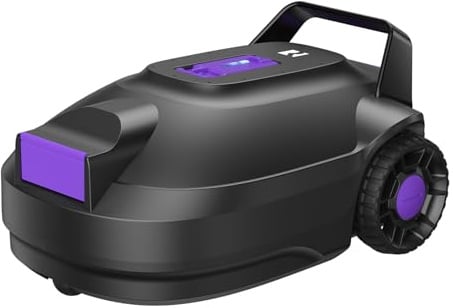 Vozascly S2 Robot Limpiafondos Piscina, Batería de Doble Motor, 130Min de Autonomía para Piscinas Elevadas de hasta 100m², Sube Pendientes de 18°, Estacionamiento Auto, Doble Filtración