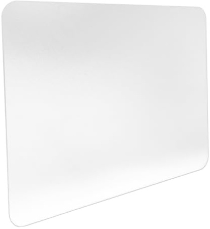 Abaodam Tapis de Souris Rigide en Verre 3,2 MM, Grand Format 250X200 MM, Conçu pour Gaming et Utilisation Bureau à Domicile