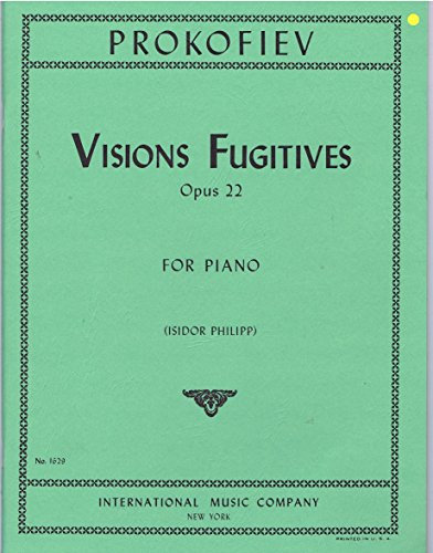 Visions Fugitives, Opus 22 for Piano