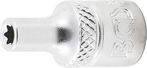 BGS 6404 | Douille pour clé, profil E | 6,3 mm (1/4) | E4