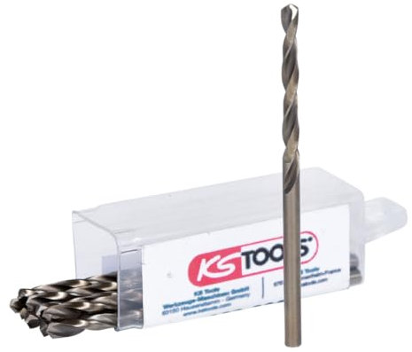 KS Tools 330.3030 Lot de 10 Forets HSS-CO au cobalt 3 mm