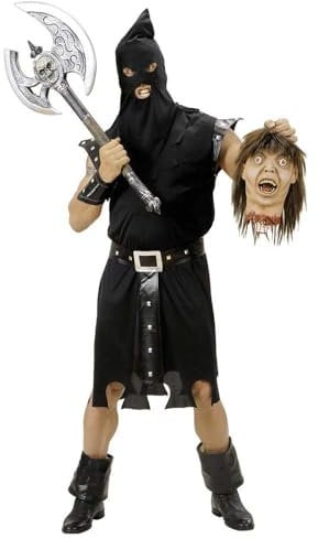 W WIDMANN MILANO Party Fashion - Costume da boia, nero, medievale, costumi in maschera