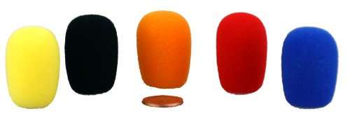 Hisonic LPWS5P Headset/Lavalier-Mikrofon-Windschutz, 5er-Pack