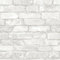 NuWallpaper NU3010 Grey and White Brick Peel and Stick Wallpaper, Grey/White, 3.125 in*20.875 in*3.125 in
