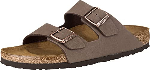 Birkenstock Arizona Birko-Flor, Zoccoli Unisex Adulto, marrone, 37 EU