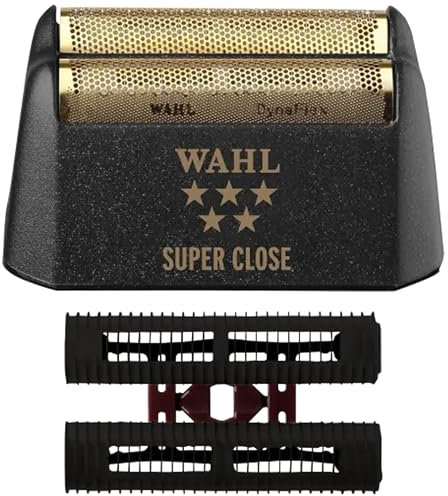 Wahl Professional – Tête de coupe pour tondeuse Finale 5 Star Series avec barre de coupe, super fermée, sans chocs pour barbiers et stylistes professionnels, doré - Modèle 7043