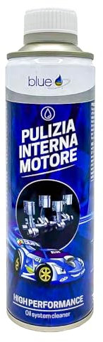 Additivo per Pulizia Interna del Motore Auto. Pulisce l'intero Sistema di lubrificazione 350 ml Additivi Blue BO01035