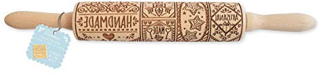 ScrapCooking 5239 Rouleau Empreintes Bois Home Made