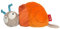 SIGIKID 42436 Rattel-Schnecke PlayQ Mädchen und Jungen Babyspielzeug empfohlen ab 3 Monaten orange/beige