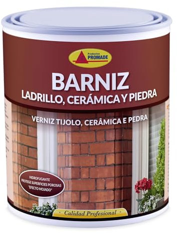 Promade - Barniz Ladrillos y Cerámica Incoloro Semi Brillante (4 L)