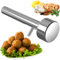 IBYX Cuchara para hacer albóndigas y albóndigas, herramienta de acero inoxidable segura para alimentos y no pegajosa, cuchara y caída simple (pequeña)