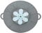 BEAUTYBIGBANG Couvercle anti-déversement en silicone pour casseroles et casseroles - Couvercle anti-ébullition - Pour poêles, casseroles et cuisines - Gris