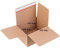 smiley pack 10 Stück Automatikboden Karton 260 x 200 x 160 mm Fix Aufrichtekarton mit Selbstklebeverschluss und Aufreißfaden Versandschachtel Versandkarton Verpackungskarton Versandbox