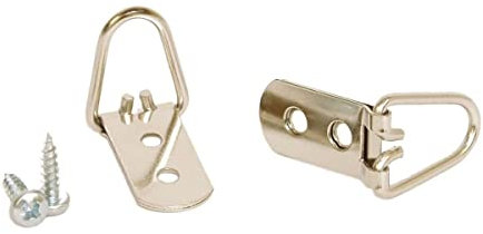 Ceanothe Lot de 3 Crochets pour Tableau Lourd 10 Kg - Fixation Solide Facile - Crochets Muraux pour Cadre Photo - Tableau Encadrement Miroirs Décoration - Marque Française