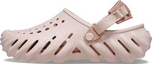 Crocs Unisex Adult Echo Clog, Pink Clay, 10 Women/8 Men