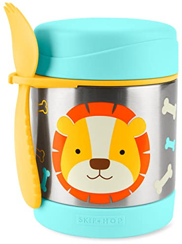 Skip Hop Zoo Pot à nourriture Motif lion Multicolore