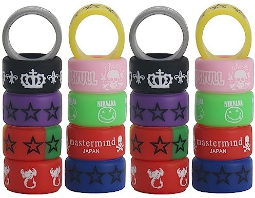 MDYNI 20 Pezzi Silicone Anti Slip Anelli In Gomma Protettiva Bande per RBA RDA Serbatoio Vapor Meccanico Vape Mod