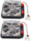 Bewinner Water Cooling Kit, Cooling Fan Kit Superior Performance DIY Complete Tools S600 Water Pump 10 Tubes Heat Dissipation CPU Cooler Kit 140mm Cylindrical Water Tank Components for PC