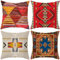 Indischer Stil Kissenbezug 80 x 80 cm Sofakissen Super Weich Kopfkissen 4er Set Kissen Deko Kissenhülle mit Unsichtbarem Reißverschluss Kopfkissenbezug für Gartenmöbel Schlafzimmer WohnzimmerA264