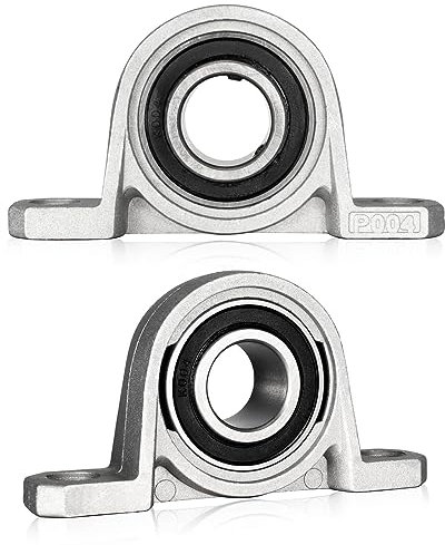 2 Stück Stehlager 20mm Innendurchmesser, Lagerbock mit Kugellager, Gehäuselager, Lager Gehäuse