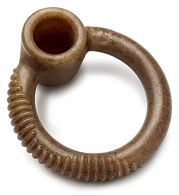 Benebone Ring Unzerstörbares Kauspielzeug für Aggressive Kauer, langanhaltende, robuste Langeweile Breaker für Hunde, echter Speckgeschmack, für kleine Hunde