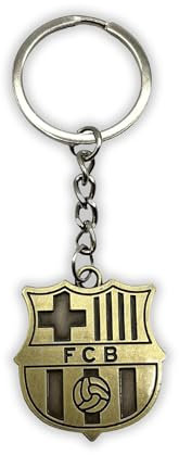 ZONREX FC Barcelona Luxus-Schlüsselanhänger aus Metall | Schlüsselanhänger Amateur-Edition | elegantes Design in Gold mit Barça-Emblem, gold, One size