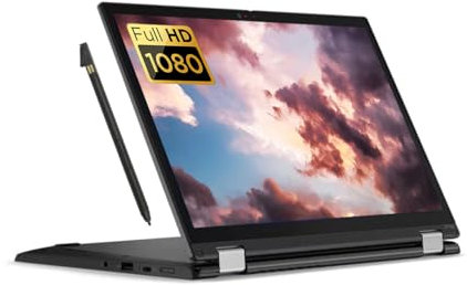 Lenovo ThinkPad L13 Yoga Gen 1 2-in-1 Laptop, 13.3 FHD(1920 x 1080) Touchscreen, Intel i5-10210U, 8GB RAM, 512 GB SSD, Stylus Pen, US Keyboard, Win 10 Pro (Renewed)