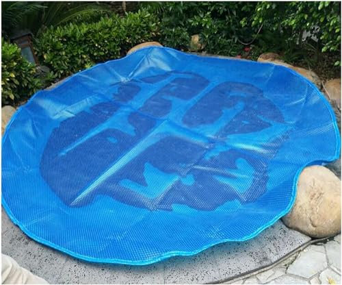 SAFWELAU Dustproof Pool Protector Swimming Pool Cover Round Heat Wave Solar Blanket Swimming Pool Cover, 400μm Solar Pool Covers for Above Ground Pool(4.2m/14ft)