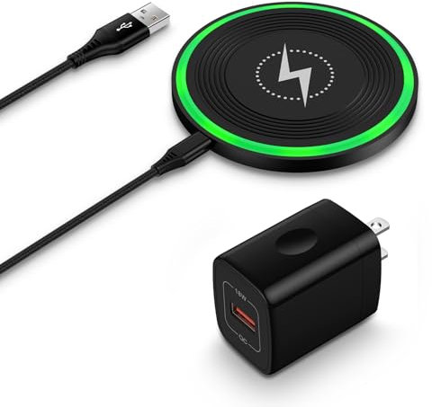 Caricabatterie wireless Android per Motorola Edge/Razr 2024, Moto G Stylus/Power 2024, Razr 50 Ultra, caricabatterie wireless per Samsung Phone Station 15W per Galaxy S24/S23/S22/Z Flip 6 con