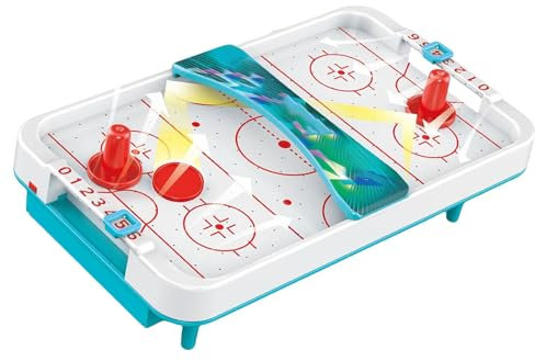 Holdes Mesa de Hockey sobre el aire para, Juego de Mesa de Hockey | con Ventilador Pequeño Juego de Hockey sobre Aire - Pequeñas arandelas de Hockey sobre el aire, Mesa de Juego, Mesa de Juego