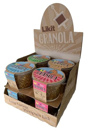 Likit Granola For Horses Assorted Boredom Breaker Treats 550g x 8