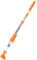 PoolyPoly 3 en 1 Poolsauger Kabellos mit Akku, Pool Handsauger Bodensauger, 90 Minuten Laufzeit Poolreiniger mit Teleskopstange, Pool Staubsauger für kleine Pools, Spas, Whirlpools, Orange