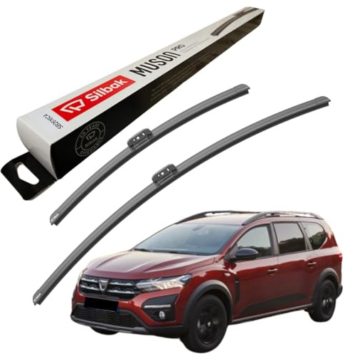 Silbak Windscreen Wipers, fits for DACIA JOGGER (2022 ONWARDS) Front Wiper Blades, 600mm/400mm